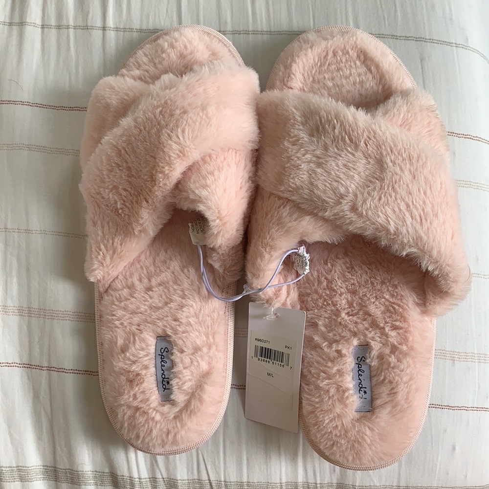 Splendid Pink Slippers M/L